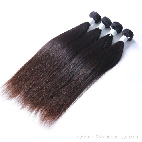Unprocessed Virgin Human Hair Extension, 11A Cutile Aglined Remy Brazilian Straight Remy Mink Hair Bundles